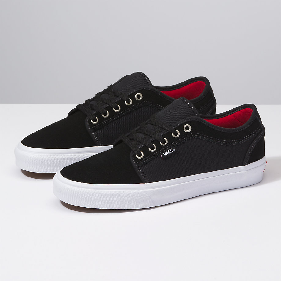 Vans Erkek Spor Ayakkabı Chukka Low Siyah/Beyaz/Kırmızı | 43436-152